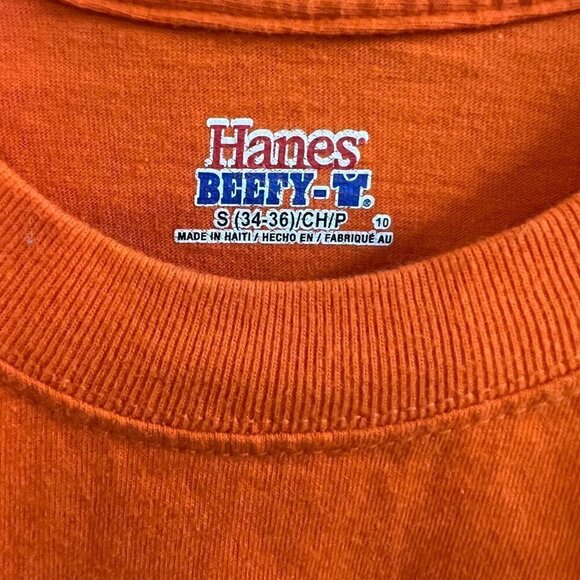 The Salty Dog Cafe Long Sleeve Orange T Shirt. Size Small - Picture 3 of 4